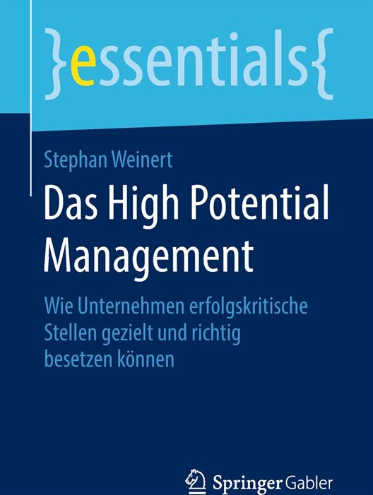 Buchtitel "Das High Potential Management"; Prof. Dr. Weinert