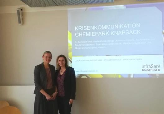 Gastvortrag Krisenkommunikation Chemiepark Knapsack