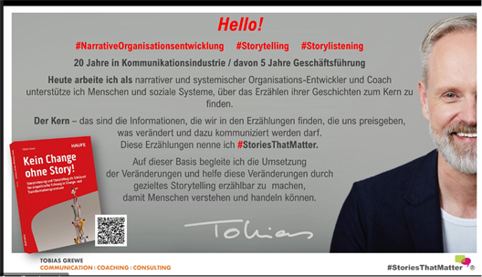 Gastvortrag im Studiengang MKM: Tobias Grewe über die Kraft des Zuhörens und Erzählens in Zeiten des Wandels.