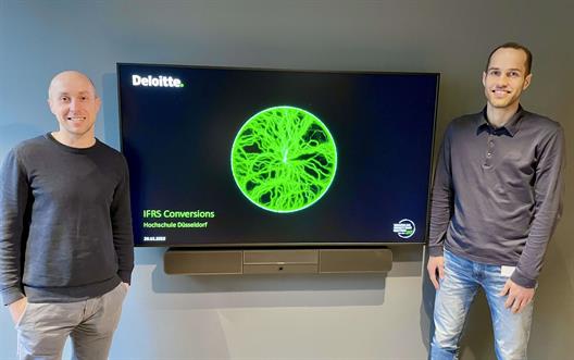Exkursion zu Deloitte mit Fachvortrag von Herrn Konopka und Herrn Kriegesmann
