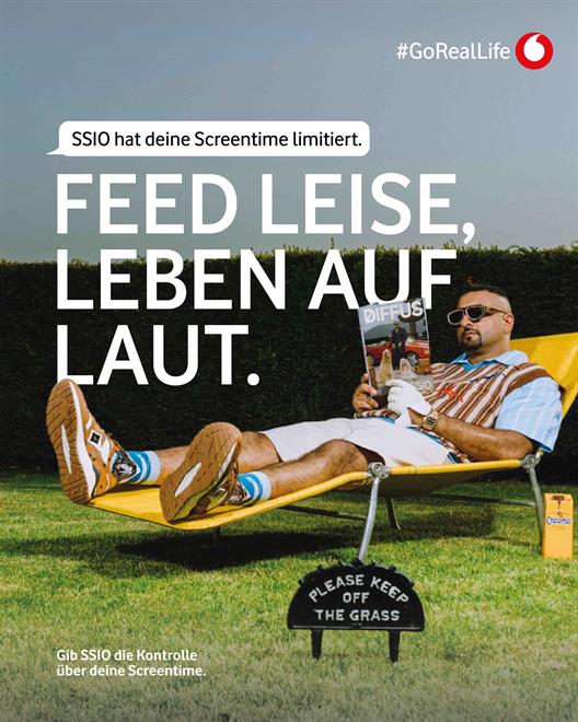 Kampagnenmotiv mit Testimonial SSIO