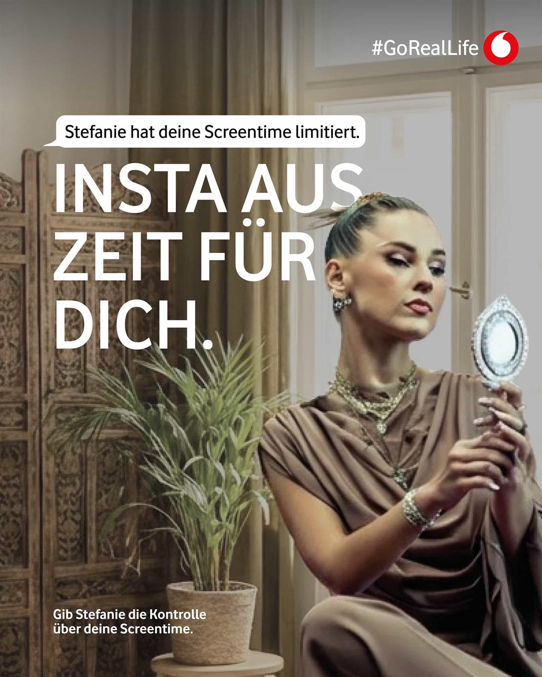 Kampagnenmotiv mit Testimonial Stefanie