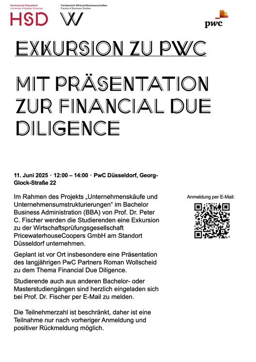 Plakat_Exkursion_PwC_Fischer_SoSe_25