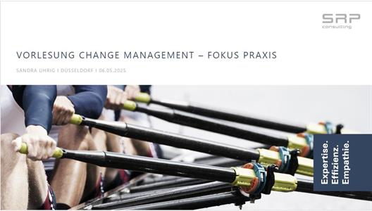 Gastvortrag: Change Management – Fokus Praxis 