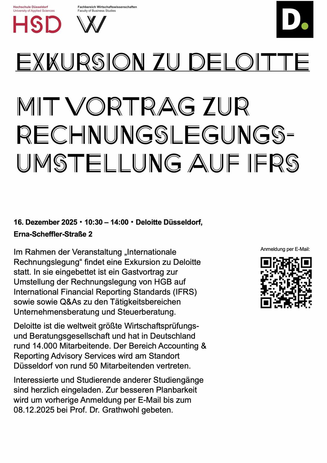 Plakat_Exkursion_Deloitte_Grathwohl_WiSe_25