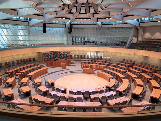 Exkursion zum Landtag NRW