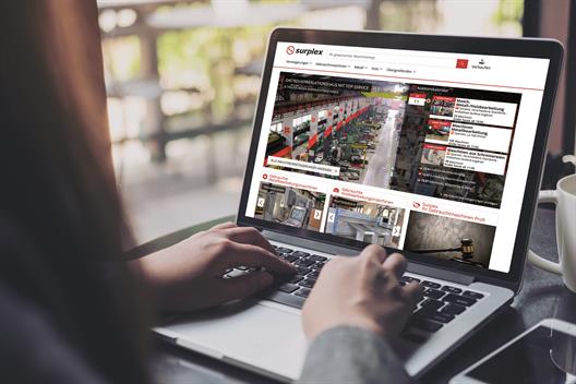 Das B2B-Online-Auktionshauses Surplex kann dschon über 20 Jahre Firmenhistorie vorweisen.