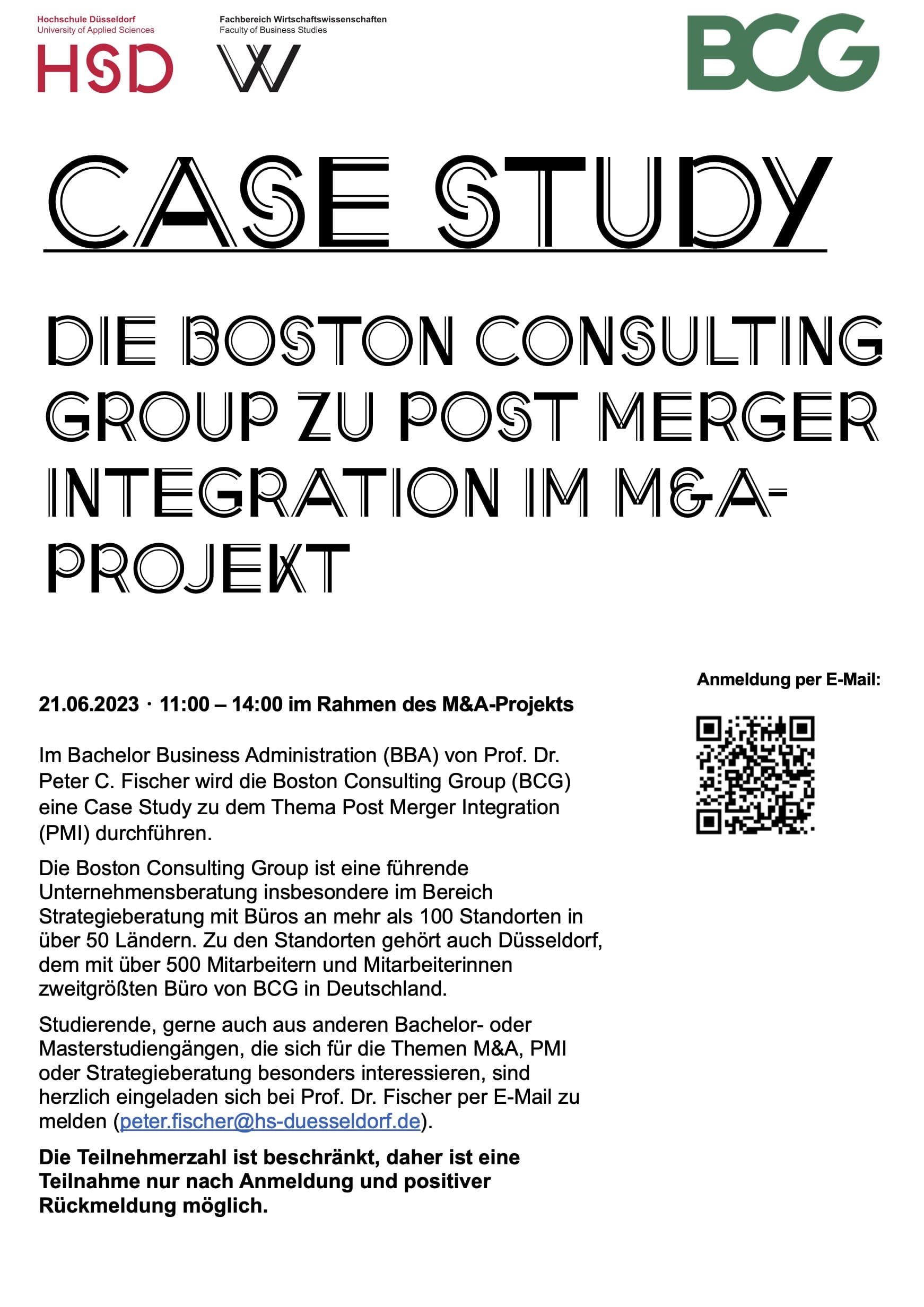 Case Study der Boston Consulting Group zu Post Merger Integration im M&AProjekt