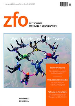 Heft 1, 2025 der Zeitschrift für Führung + Organisation (zfo)