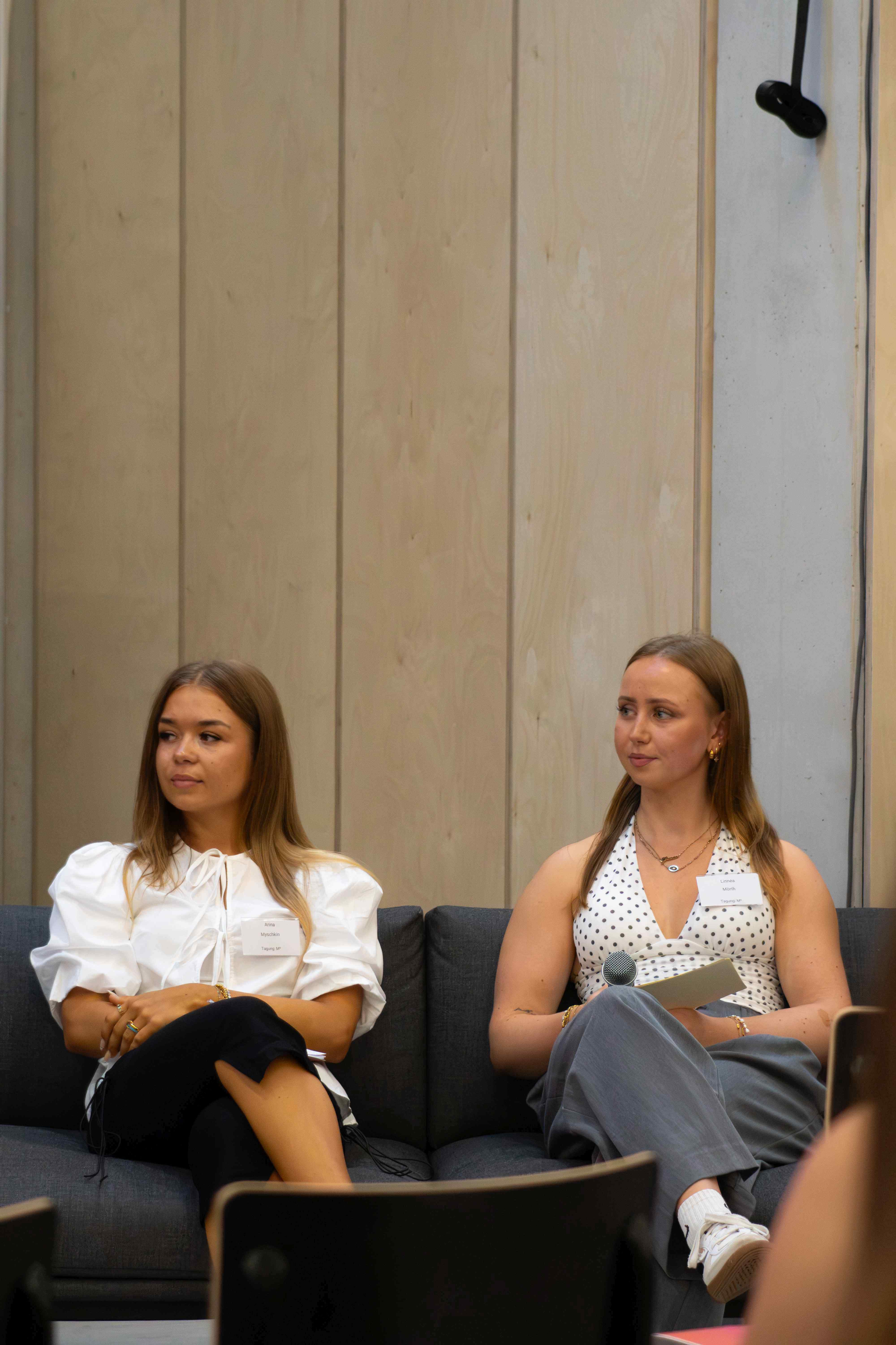 Linnéa Mörth und Alina Myshkin