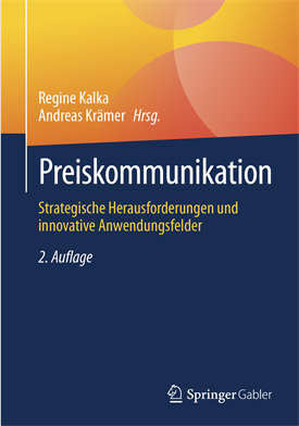 Deckblatt des Fachbuchs Preiskommunikation in 2. Auflage